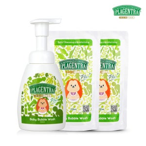 [폼타입/약산성] 프라젠트라 베이비 버블워시 Plus 250ml+400ml