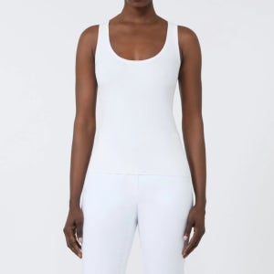 26SS 막스마라 MXMGHIRO 지로 비스코스 블렌드 얀 탑 001 옵티컬화이트