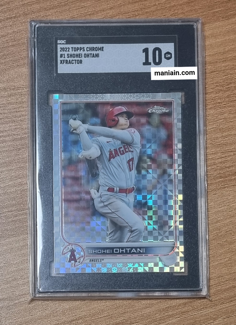 [오타니 쇼헤이 등급카드 SGC 10] 2022 Topps Chrome No-1 Shohei Ohtani X-Fractor MLB 야구카드