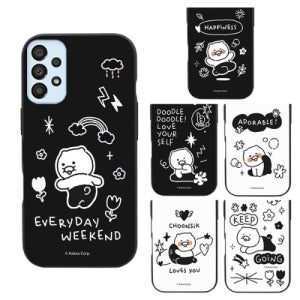 갤럭시A33 (A336) 카카오프렌즈 춘식이 두들두들 자석 카드 케이스 마그네틱 범퍼