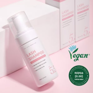 속눈썹연장재료 비건 샴푸 5.5 100ml 래쉬몬스터 전처리제