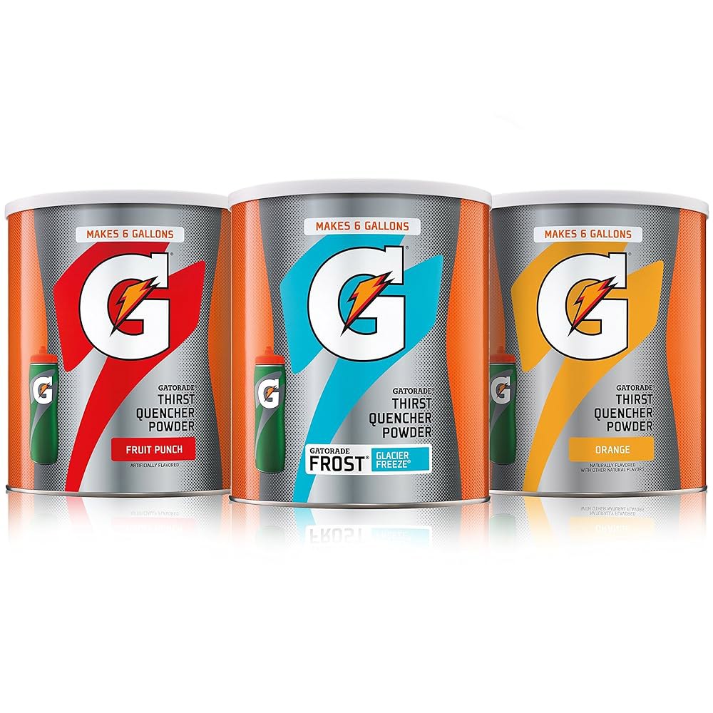 <b>게토레이</b> 갈증 해소기 51온스 파우더 버라이어티 팩(3팩)