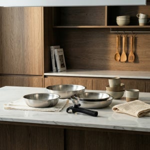 쉐프윈 316 커퍼코어 드림핸즈 통5중 스테인리스 팬패키지