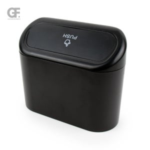 굿포머스 차량용 푸시 휴지통 차량수납함 차량수납용품 차량용쓰레기통