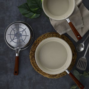 롤스보일 G7 친환경 세라믹코팅 스텐 프라이팬 22cm,24cm궁중팬 아이보리 모음집