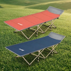 [파랑픽스] 야외 침대 야전 캠핑 썬배드 싱글 휴대용