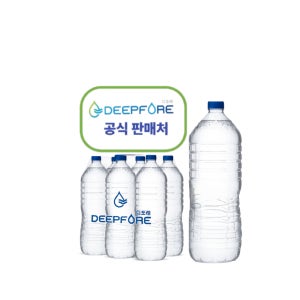 먹는샘물 디포레 생수 2L, 6개