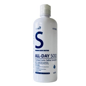 셀바이오 올데이-수 히알루론산 함유 드림렌즈용 프리미엄 렌즈식염수 360ml x 40개입