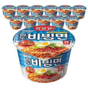 비빔면 컵 115g, 12개