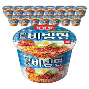 비빔면 컵 115g, 16개