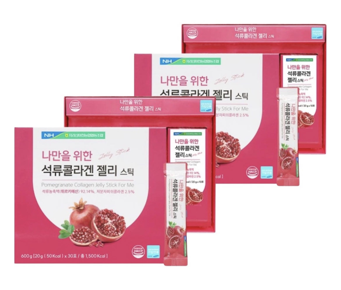 농협 나만을<b>위한 석류콜라겐</b> 젤리스틱 피쉬<b>콜라겐</b> 30포, 2개