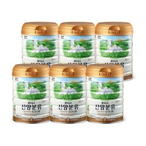 자연방목 일동후디스 산양분유 시그니처 2단계 800g, 6개