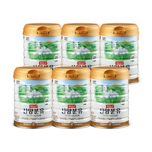 자연방목 일동후디스 산양분유 시그니처 2단계 800g, 6개