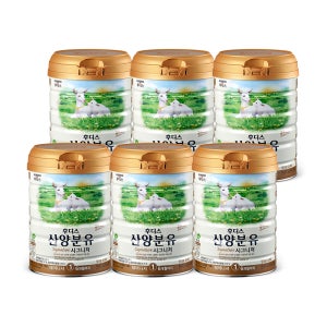 자연방목 일동후디스 산양분유 시그니처 1단계 800g, 6개