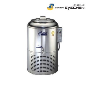 슬러시아 원형 1구 SL-120(102L) 육수냉장고 냉면 육수통 살얼음 육수 기계