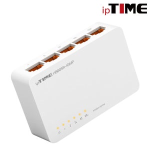 ipTIME H8005R-IGMP 5포트 기가비트 스위칭허브 컴팩트 저발열 사무실 가정용