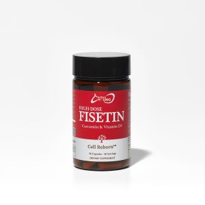 INFINI YOUNG, Cell Reborn™ High-Dose Fisetin, 피세틴 커큐민 비타민D3 복합제제 30캡슐