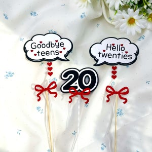 스무살 축하파티 성년의날 미니토퍼 3종