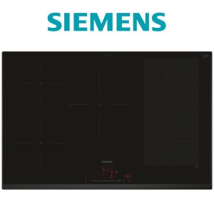 지멘스 iQ700 5구 빌트인 터치 인덕션 플렉스존 80cm EX851HVC1E 블랙