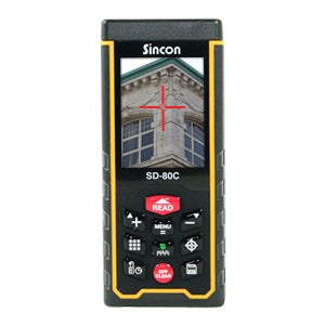 신콘 SD-80C 레이저거리측정기 레드빔 디지털 전자줄자 SD80C