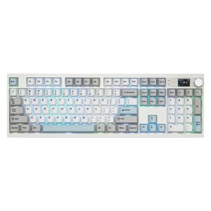 에포메이커 QK108 유무선 기계식 키보드 블루화이트, 위스테리아 V2