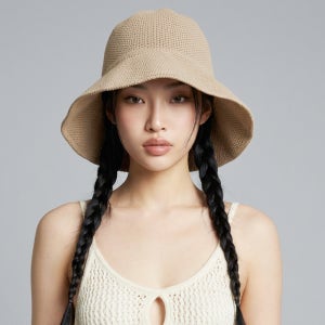 여름 밀짚 버킷햇 여성 라탄 넓은챙 비치모자 여행 바캉스 햇빛차단 얼굴작아보이는 여름모자