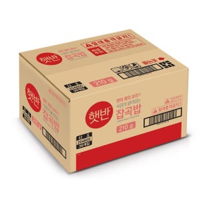 햇반 매일 잡곡밥 210g x 36