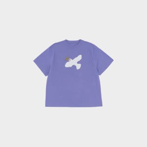 STORY MFG. 그레이트풀 반팔 티셔츠 퍼플 도브