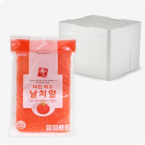 [다인] 레드 날치알 알밥 마끼 토핑 코아 500g, 20개