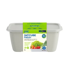 247 Fresh Cube 프레시 큐브 신선도 유지 항균 밀폐용기 3000ml