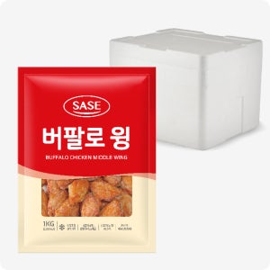 [다인] 사세 버팔로윙 약 30pcs/ 닭날개구이 닭날개튀김 치킨 CP 1kg, 16개