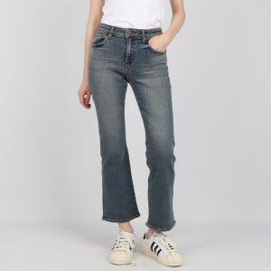 버커루 여성 청바지 그린 부츠컷 인디고 B225DP755P