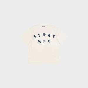 STORY MFG. 그레이트풀 반팔 티셔츠 크로셰 피스