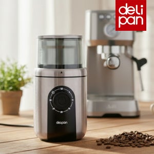 [신제품]델리팬 전동 커피그라인더 DEL-AG31 6단계 원두분쇄기 올스텐 가정용 홈카페