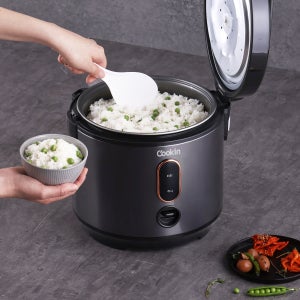 키친플라워 쿠킨 전기밥솥 10인용 대용량 다용도찜기 KCJ-GB1300CP