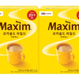 모카골드 마일드 커피믹스 380T (190T 2개) 맥심