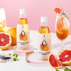 넛츠그린 0칼로리 제로스파클링 탄산음료 자몽블랙티, 340ml, 24개