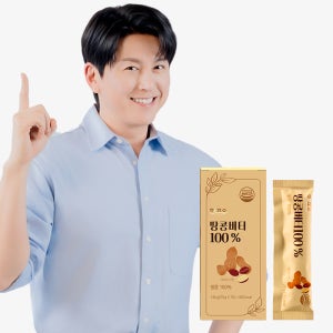 한포유 짜먹는 피넛버터 땅콩버터 100% 스틱 20g, 7포, 1개