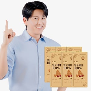 한포유 짜먹는 피넛버터 땅콩버터 100% 스틱 20g, 7포, 6개