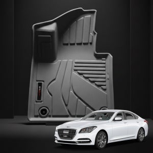 가온 TPE 카매트 차량용 발매트 제네시스G80 2륜 TEG106, 운전석+조수석+뒷자석