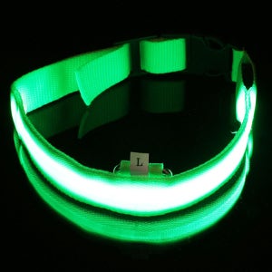 야광 led 강아지 목줄 발광 led 애견 목줄 강아지산책 야간