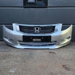 혼다 어코드 8세대 은색 프론트 범퍼 어셈블리 안개등 그릴 포함