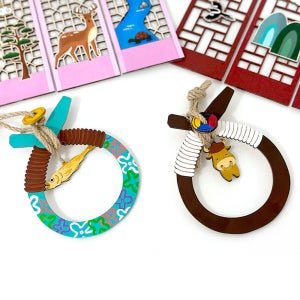 코뚜레 만들기 전통공예 액막이 행운 코뚜레DIY 재료 방과후 단체수업 미술활동 엄마표미술