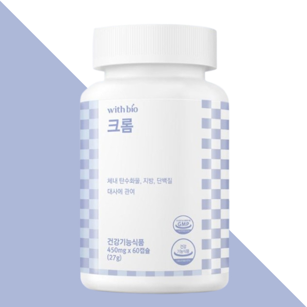 위드바이오 크롬 450mg x 60캡슐