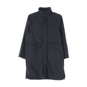 UNIQLO 유니클로 미니멀 히든버튼 블랙 패딩 코트 MAN-XS