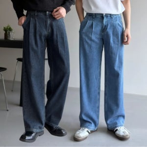 남자밴딩청바지 남자여름청바지 밴딩데님