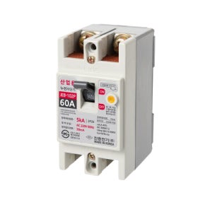 진흥전기 산업용 누전차단기 60A JEB-102P 5KA 220V 2P