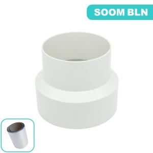 숨밸런스 환기자재 레듀셔 덕트연결 PVC 변환소켓 D125x100파이