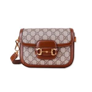 구찌 홀스빗 1955 수프림 캔버스 미니크로스백 브라운 명품가방 658574 HUHHG 8565