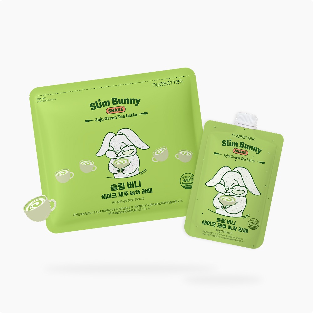 뉴베러 슬림 버니 쉐이크 제주 녹차 라떼 성분 분석